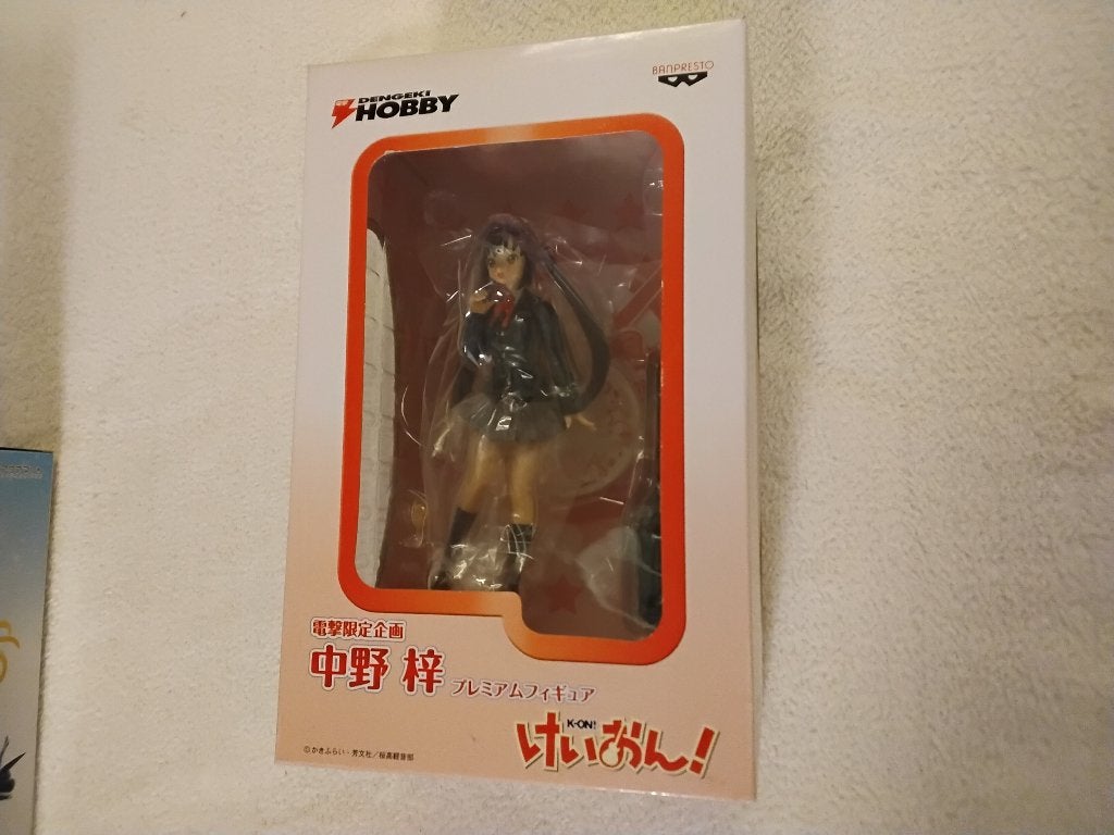 Banpresto K-ON! Nakano Azusa Dengeki Limited Premium Figure, Ophalen of Verzenden, Zo goed als nieuw