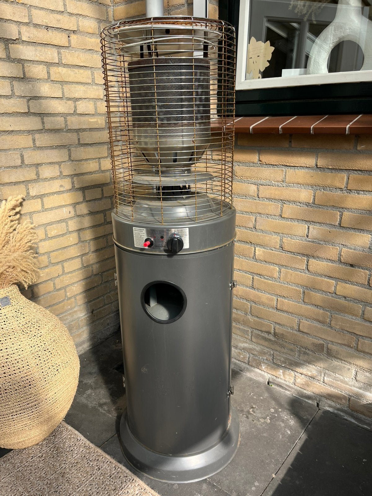 Terras heater op gas, Ophalen, Gebruikt, Gas, Vloer