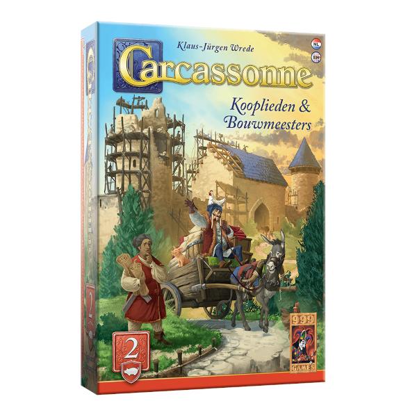Carcassonne Uitbreiding Kooplieden & Bouwmeesters 999 Games, 999 Games, Nieuw, Ophalen of Verzenden, Vijf spelers of meer
