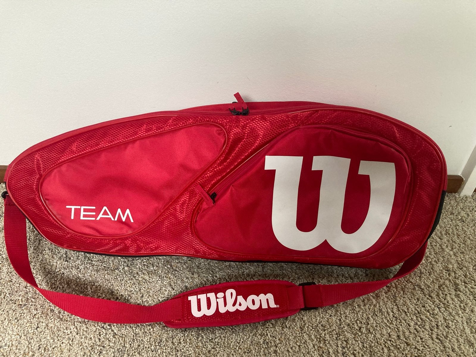 Wilson Team Tennistas Rood - Zo goed als nieuw, Ophalen of Verzenden, Zo goed als nieuw, Tas, Wilson