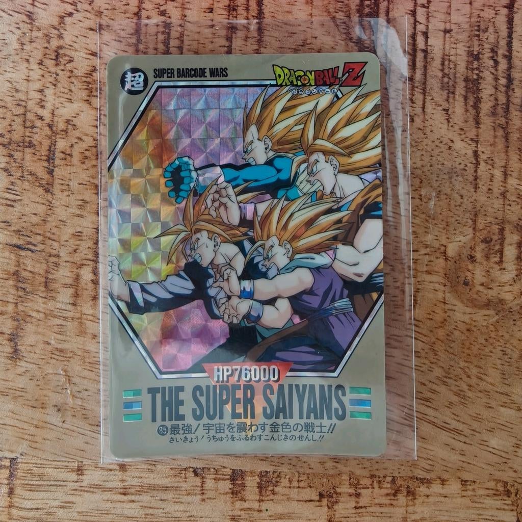 Dragonball Z 1993/1994 Prism kaarten, Ophalen of Verzenden, Zo goed als nieuw, Meerdere kaarten, Foil