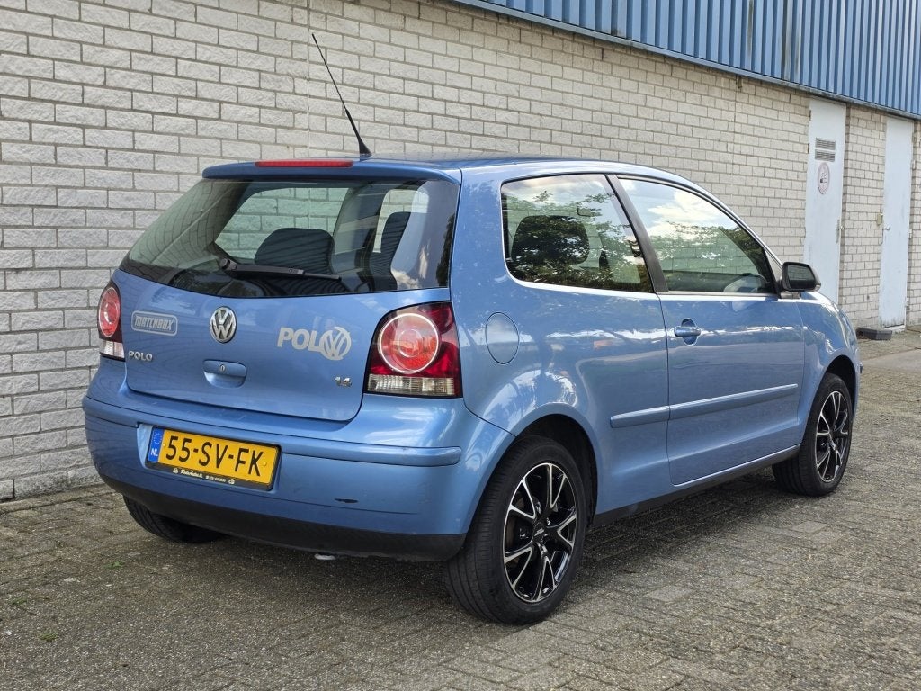 Volkswagen Polo 1.4-16V Optive Automaat Airco ✅ (bj 2006), Auto's, Gebruikt, 4 cilinders, Blauw, Origineel Nederlands
