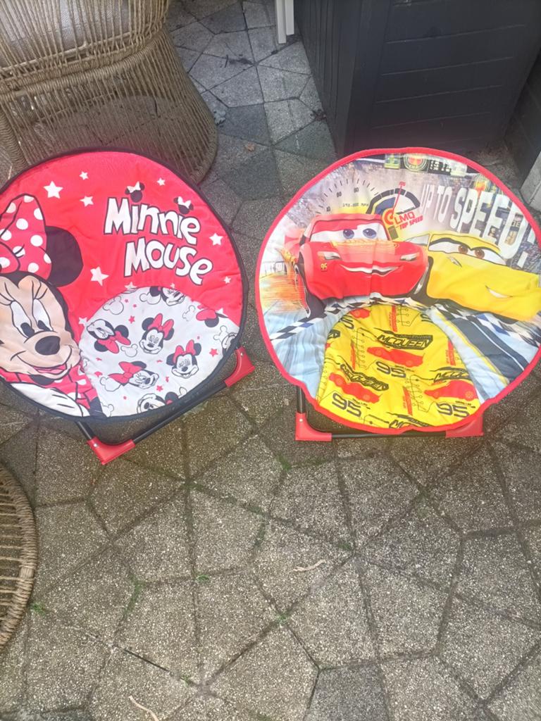 Twee kinder klapstoeltjes, Tuin en Terras, Ophalen