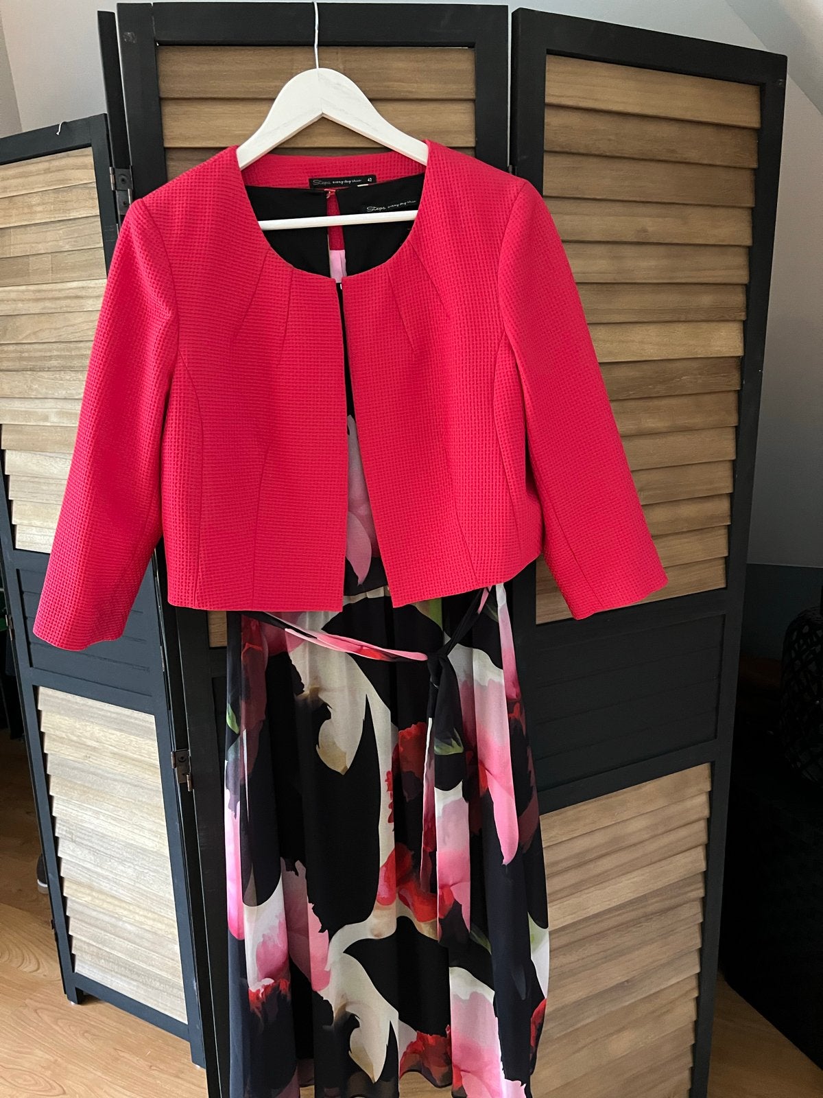 Steps jurk met blazer, maat 40/42, Meerkleurig, Maat 42/44 (L), Ophalen of Verzenden, Zo goed als nieuw