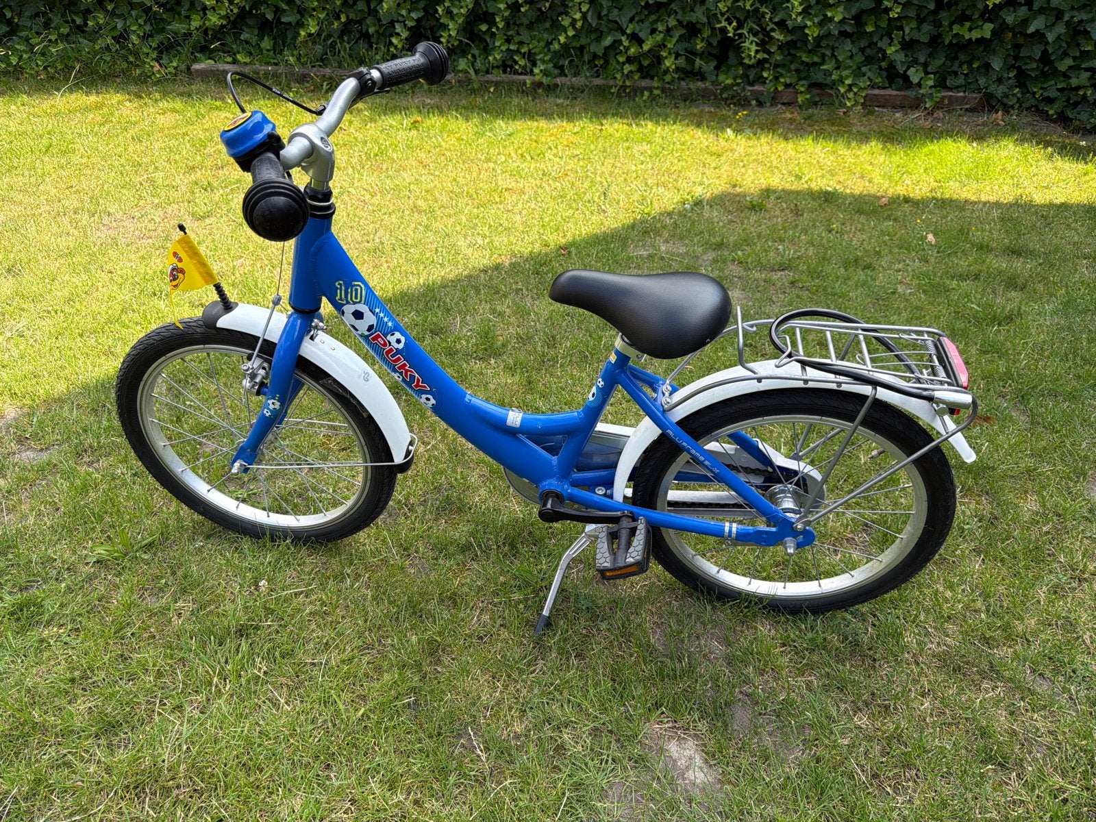 Puky kinderfiets 18 inch met bagagedrager, Fietsen en Brommers, Fietsen | Kinderfietsjes, Ophalen, Gebruikt, Terugtraprem, 16 tot 20 inch