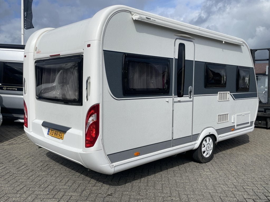 Hobby Excellent 455 UF MOVER/FIETSENREK/VOORTENT, Caravans en Kamperen, Rondzit, Hobby, Bedrijf, Schokbreker