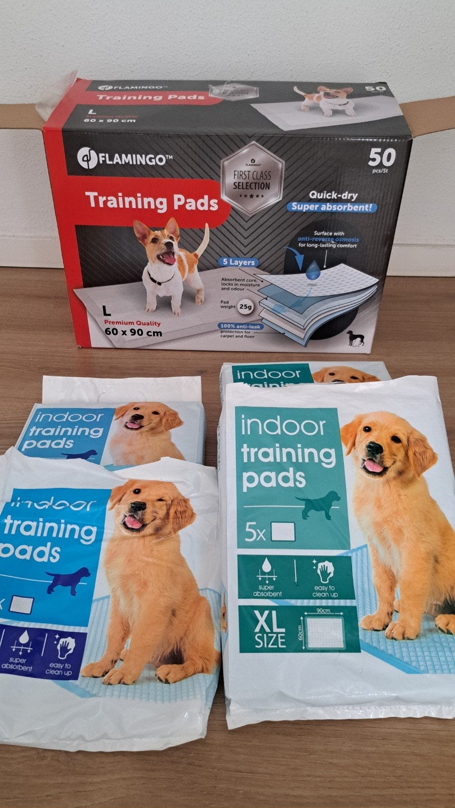 Grote trainingpads / plasmatjes hond, 63 stuks, Dieren en Toebehoren, Honden-accessoires, Ophalen of Verzenden