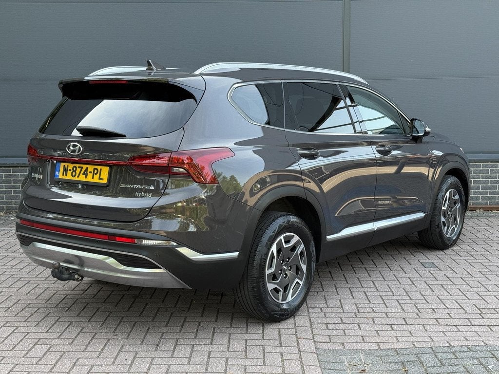 Hyundai Santa Fe 1.6 T-GDI HEV Comfort Smart / Dealer Onderh, Auto's, Hyundai, Santa Fe, Euro 6, 4 cilinders, Bruin