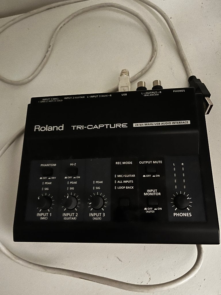 Roland Tri Capture audio interface, Ophalen of Verzenden, Gebruikt