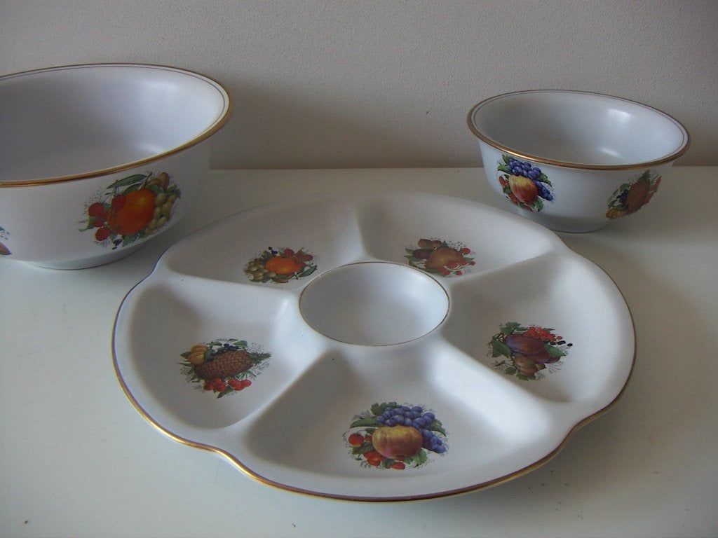 2 x Flora Gouda plateel keramiek schalen jr.ca. 1960., Ophalen of Verzenden