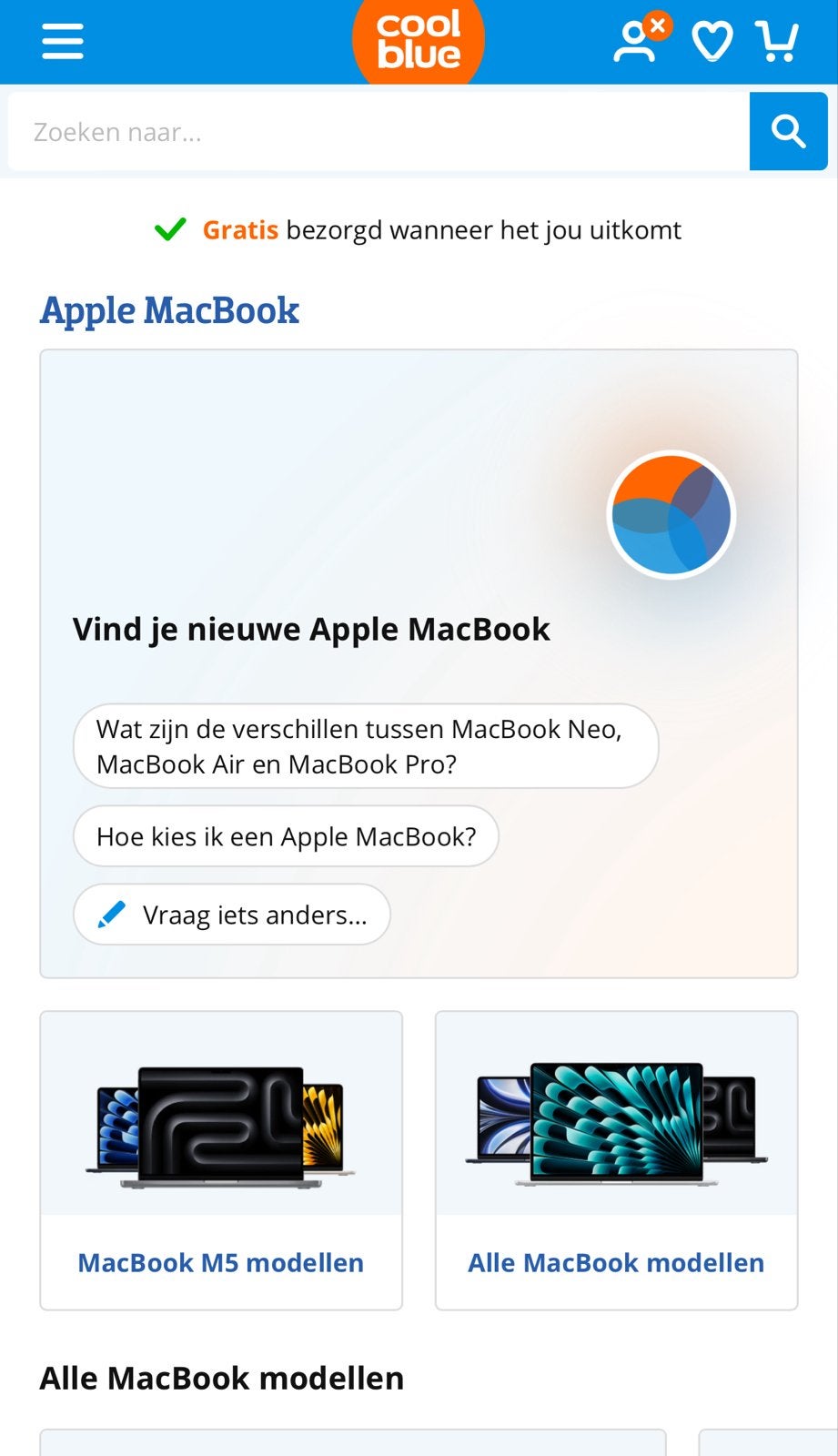 10% kortingscode op alle MacBooks bij Coolblue, Kortingsbon