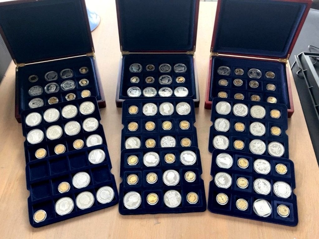 103-delige zilveren muntencollectie Nederlandse Gulden, Vóór koninkrijk, Setje, Zilver, Overige waardes