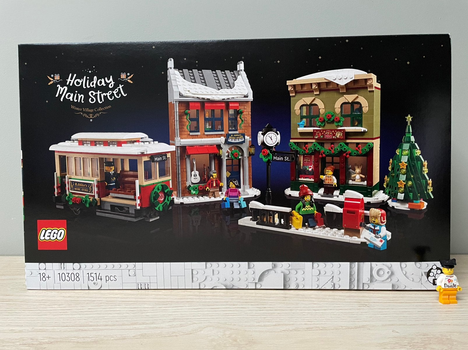 Lego set 10308 kerst dorpstraat, Overige thema's, Lego, Nieuw, Ophalen of Verzenden