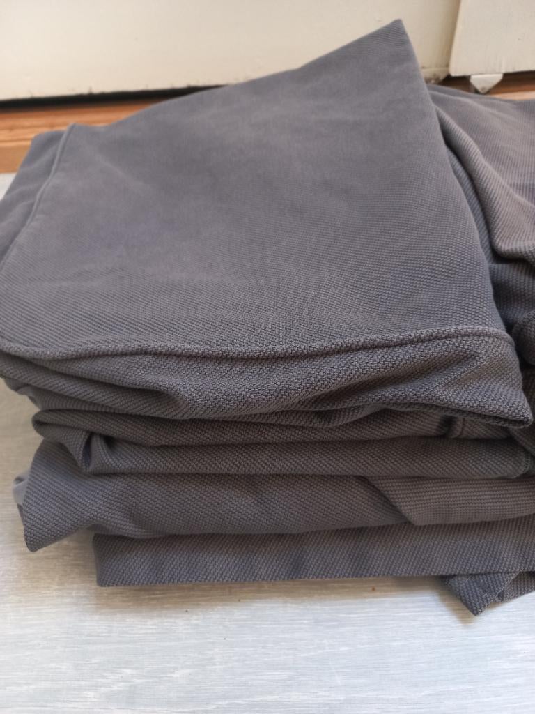 Ektorp grijze hoezen voor 2 zitsbank, Ophalen, Gebruikt, Tweepersoons, 75 tot 100 cm