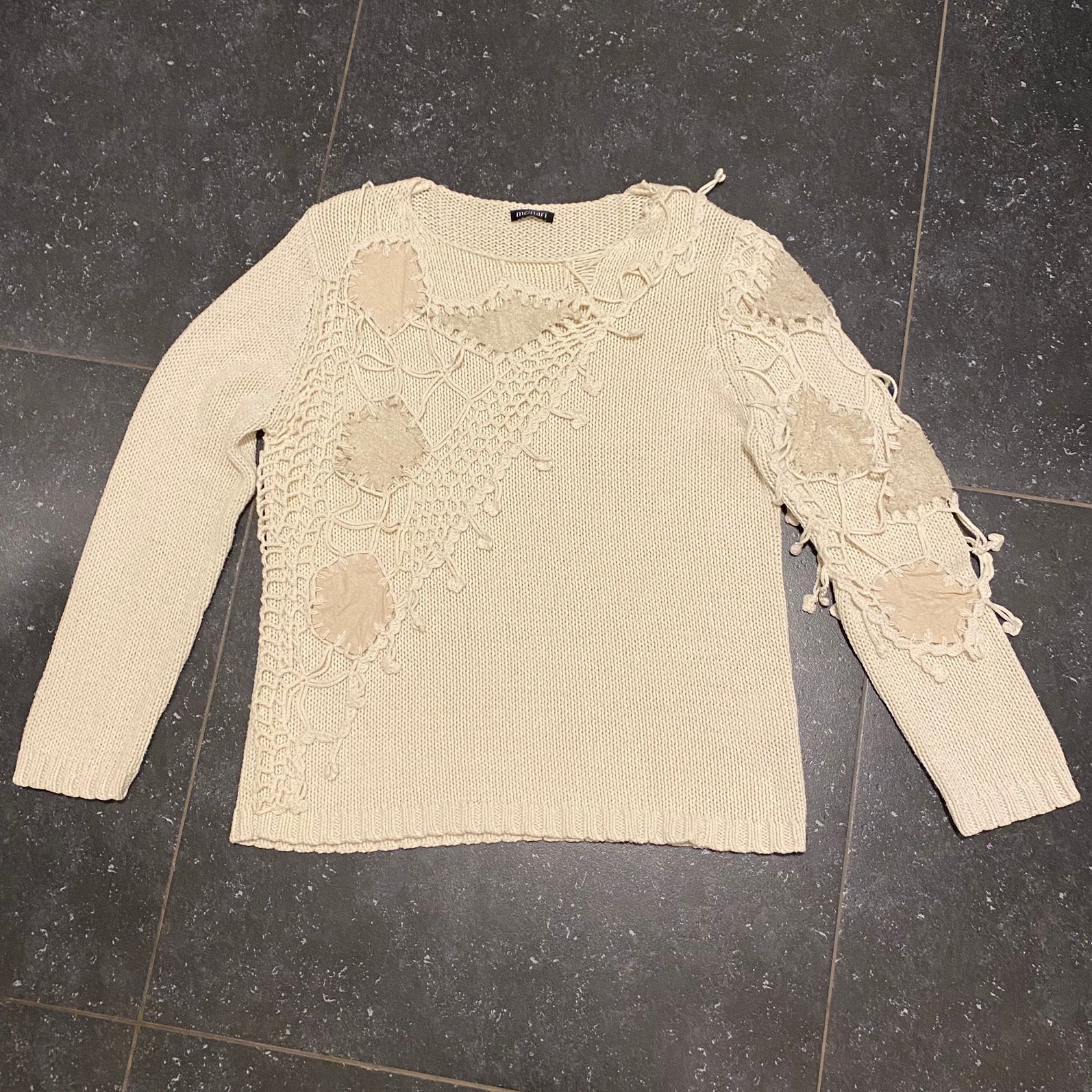 MONARI TRUI GEHAAKT KATOEN 44 (40-42), Ophalen of Verzenden, Gedragen, Maat 42/44 (L), Beige