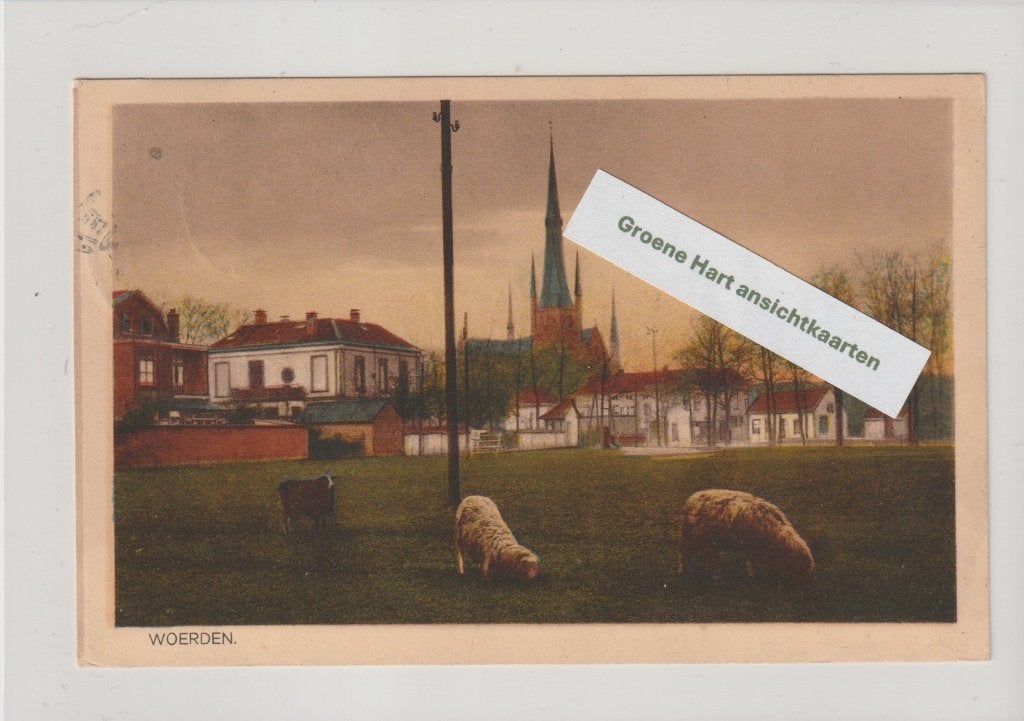 Woerden - Exercitieterrein 1925 * militair, Ophalen of Verzenden, 1920 tot 1940, Gelopen, Utrecht