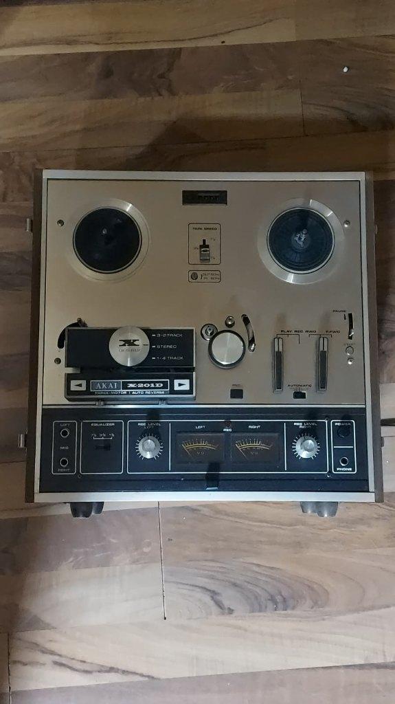 Akai 201D, Audio, Tv en Foto, Bandrecorders, Ophalen, Bandrecorder, Met stofkap