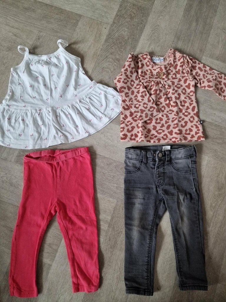 Kleding pakket meisjes maat 80, Kinderen en Baby's, Babykleding | Maat 80, Ophalen of Verzenden, Gebruikt, Meisje