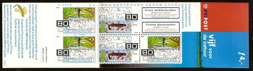 Nederland Postzegelboekje 63 postfris Hart voor de natuur, Postzegels en Munten, Ophalen of Verzenden, Na 1940, Postfris