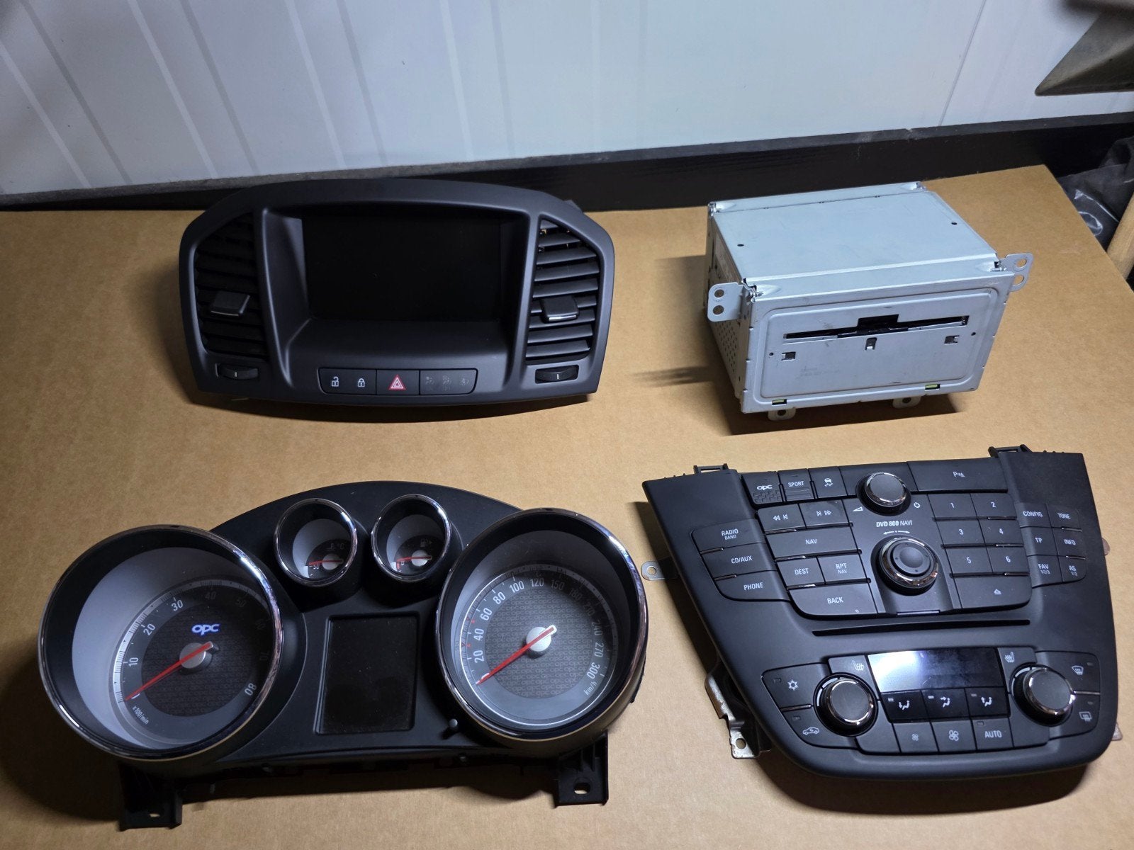Opel Insignia OPC Cluster en Middenconsole Set, Auto-onderdelen, Ophalen of Verzenden, Gebruikt, Opel