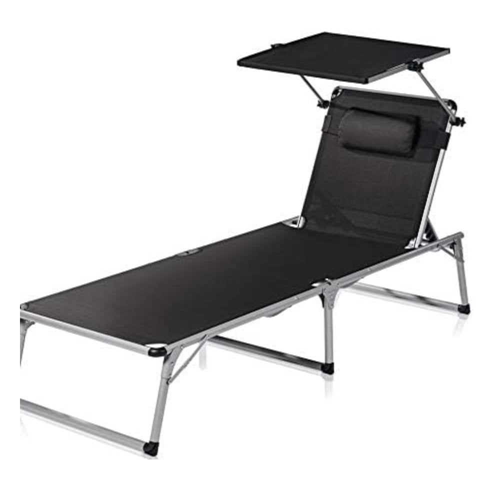 Aluminium Sun Lounger, Ophalen, Nieuw, Aluminium, Verstelbaar