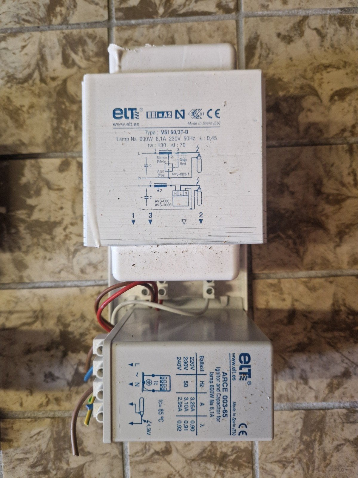 Philips en ELT VSA 600W voor HPS/MH lampen, Ophalen of Verzenden, Gebruikt, Overige typen