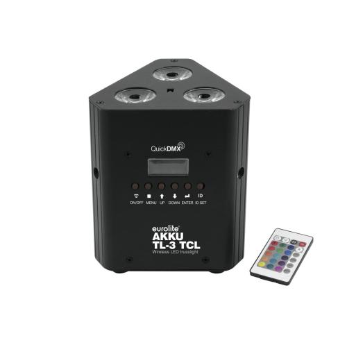 EUROLITE AKKU TL-3 TCL Trusslight QuickDMX Zwart, Geluidgestuurd, ., Nieuw, Ophalen of Verzenden