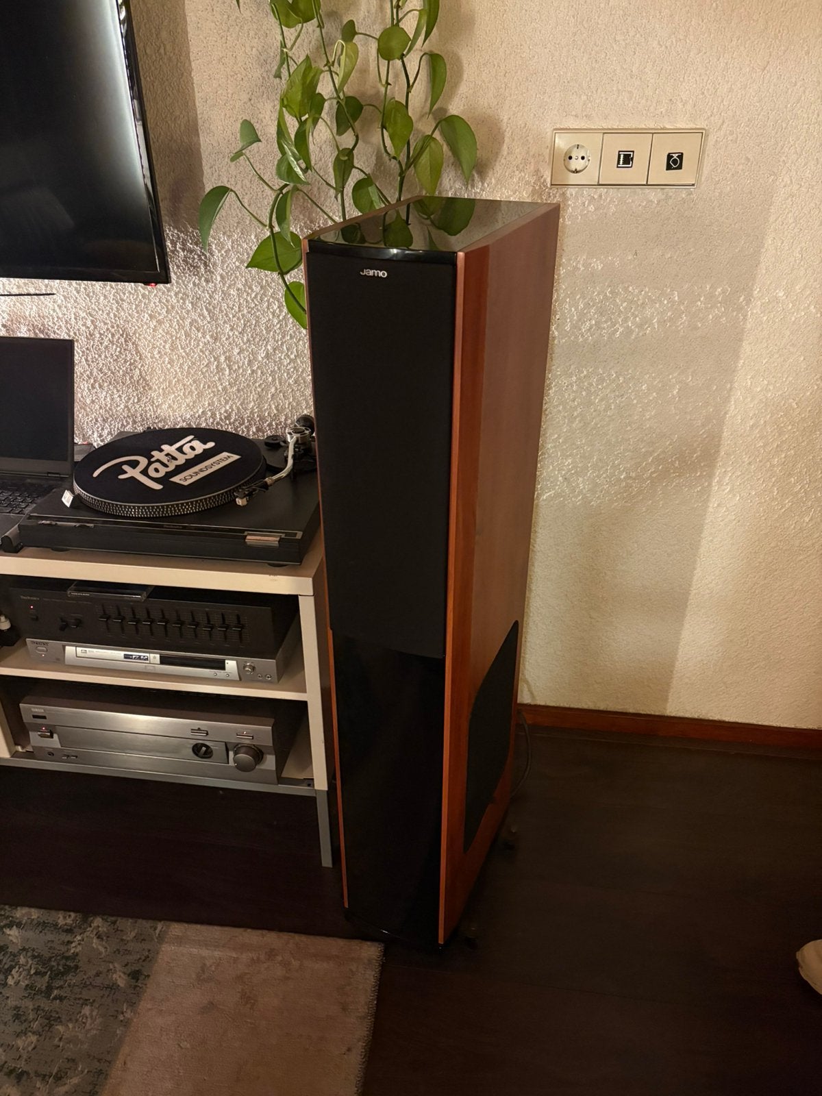 Jamo s606 hout kleur, Ophalen, Zo goed als nieuw, Speakers, Overige merken