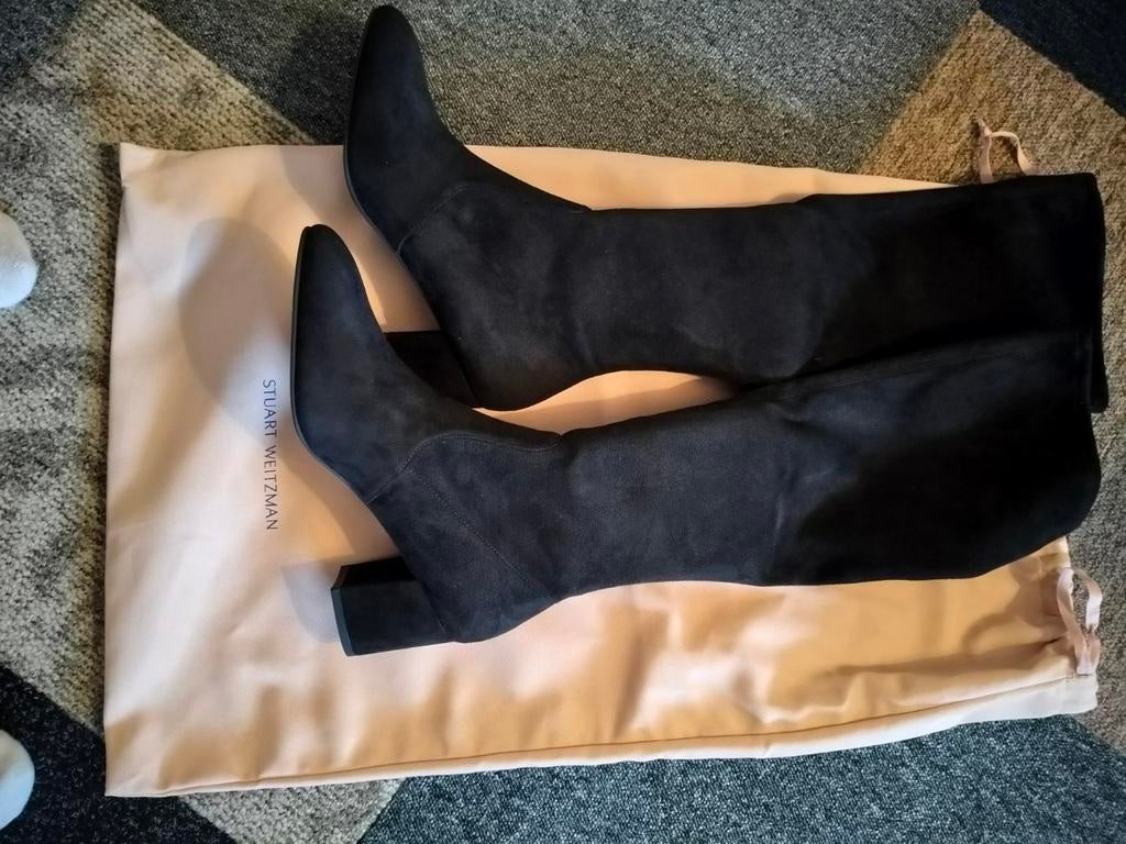 Laarzen van het merk Stuart Weitzman, Kleding | Dames, Schoenen, Ophalen, Hoge laarzen, Zwart, Zo goed als nieuw