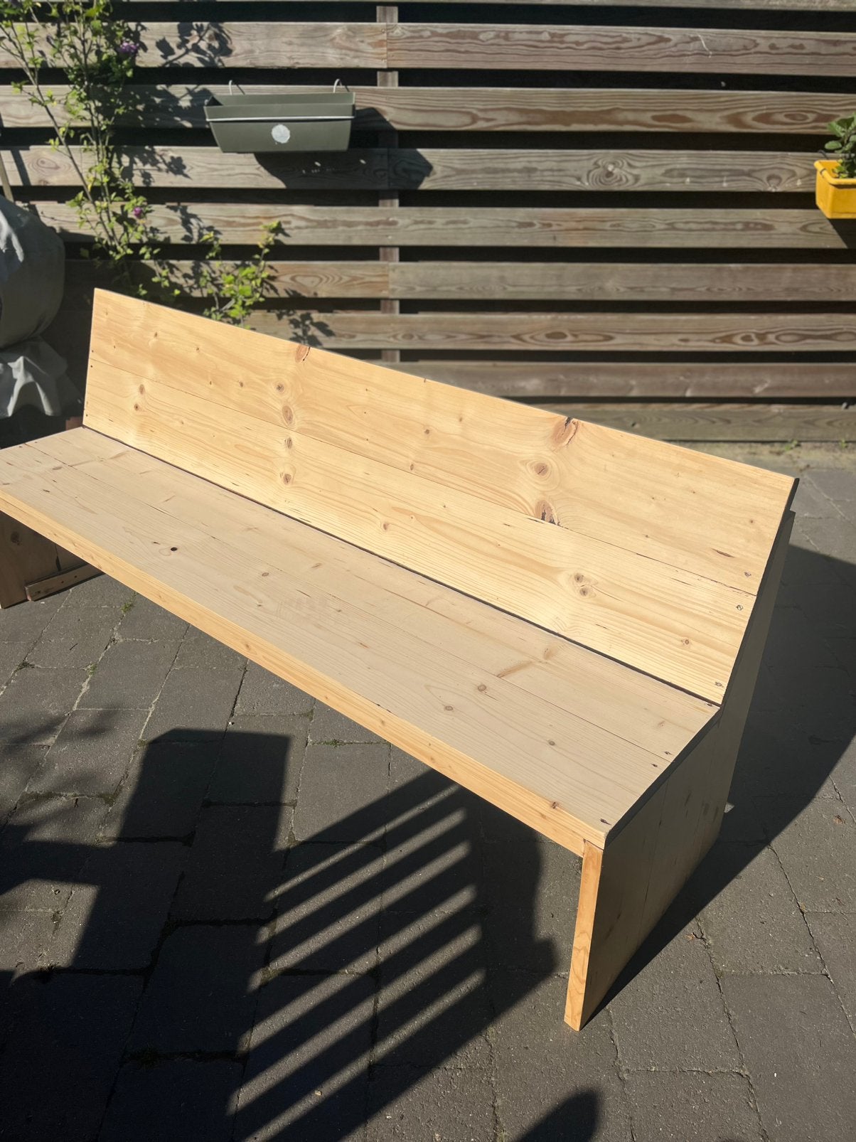 Houten eetkamer bank, Ophalen, 200 cm of meer, 50 tot 100 cm, Zo goed als nieuw