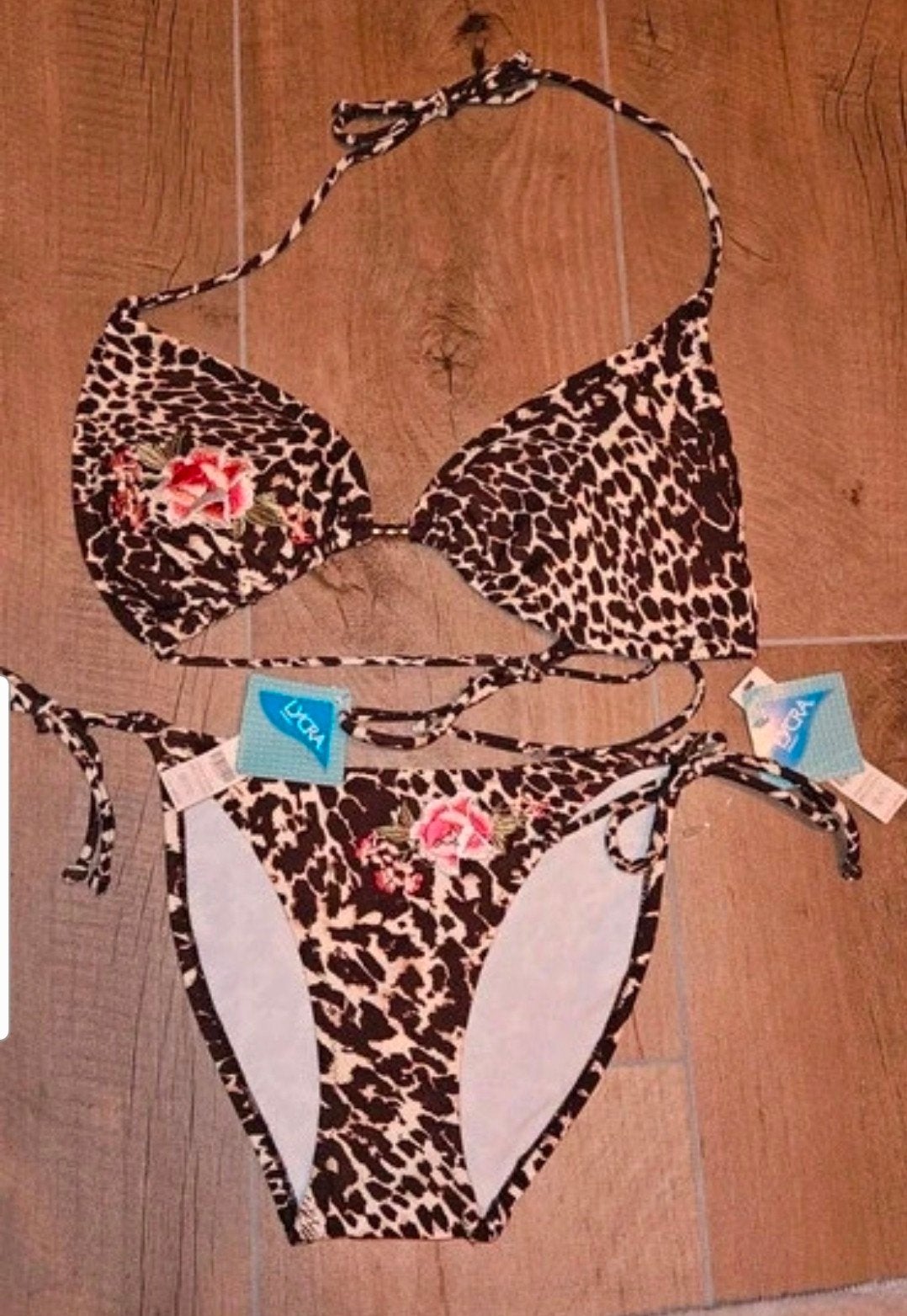 **Nieuw** mooie bikini met panterprint, Ophalen of Verzenden, Nieuw, Bikini