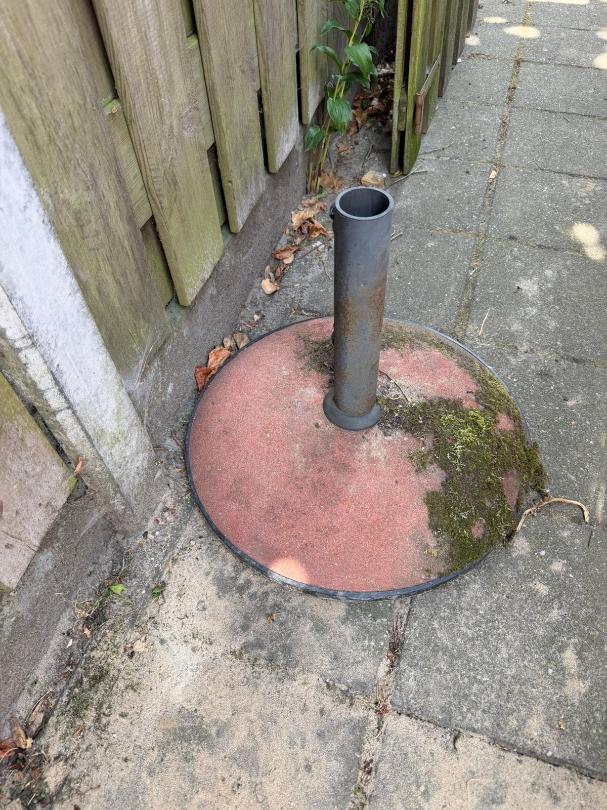 Parasolvoet, Ophalen, Gebruikt, Minder dan 1 meter, Parasolvoet