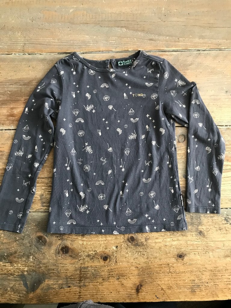 t-shirt met figuurtjes (Tumble 'n Dry) 110/116, Kinderen en Baby's, Kinderkleding | Maat 110, Tumble 'n Dry, Gebruikt, Meisje