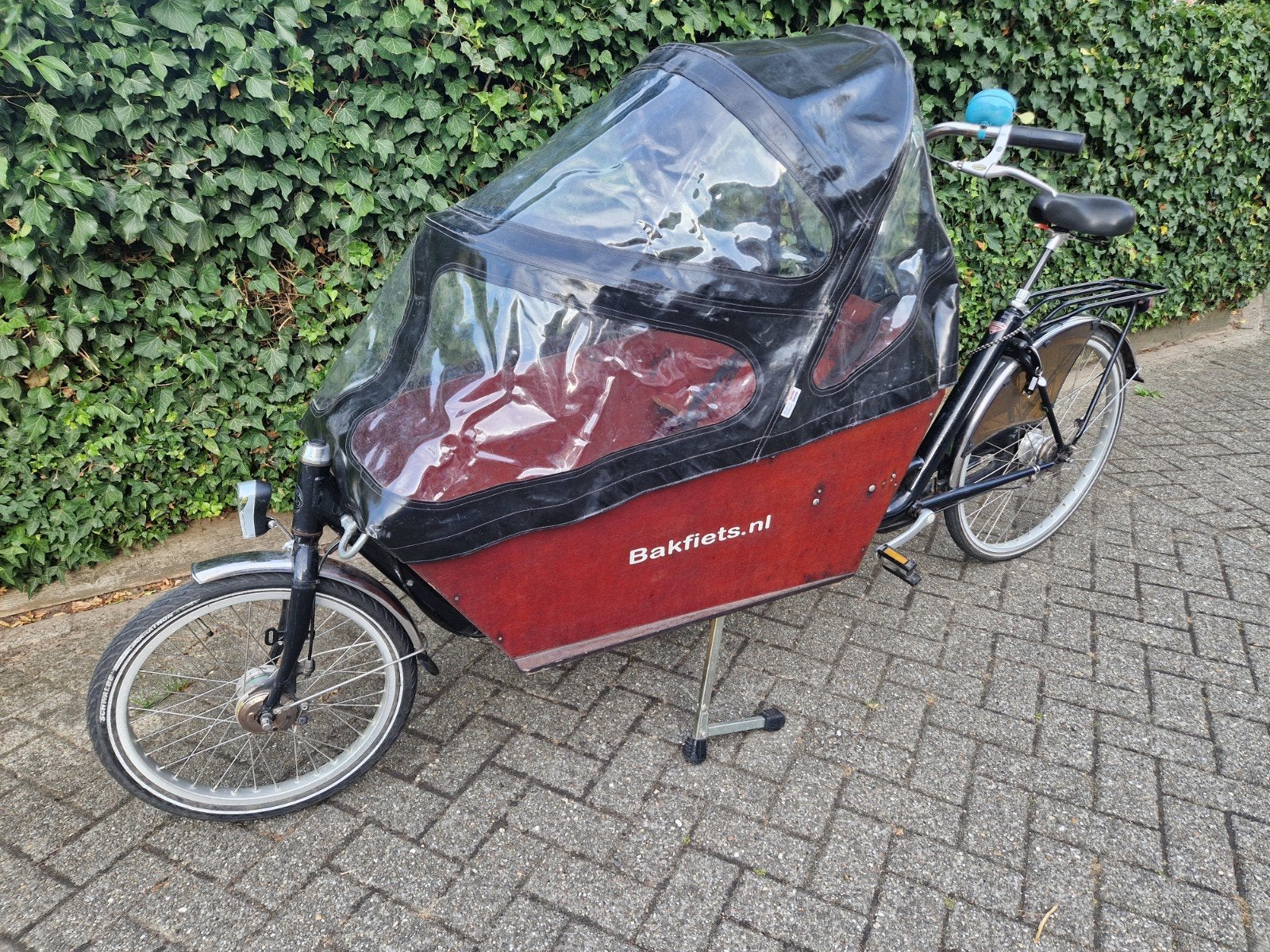 Bakfiets cargo long tweewieler met regenhuif, Fietsen en Brommers, Fietsen | Bakfietsen, Overige merken, Gebruikt, Huif, Ophalen of Verzenden