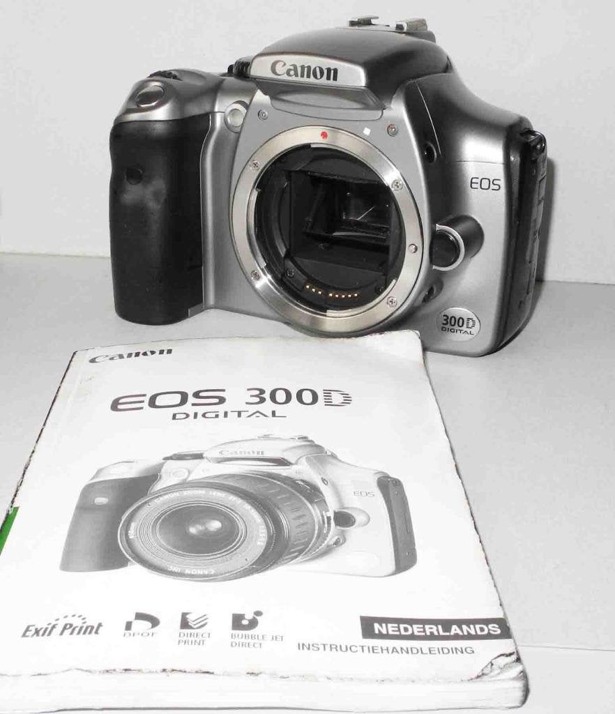 Canon 300D body, Gebruikt, Spiegelreflex, Canon, Ophalen of Verzenden