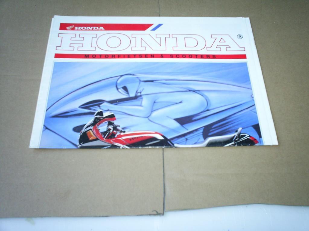 Honda Motor fietsen en Scooters 1987 8 pag., Verzenden, Zo goed als nieuw, Honda