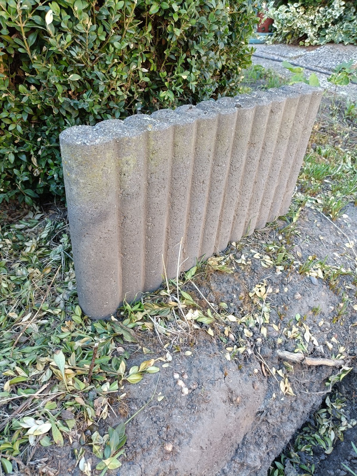 26 gebruikte betonnen bandjes, 51x26x6 cm, Ophalen