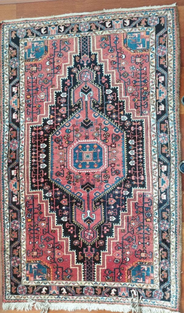Perzisch wollen tapijt, 100 tot 150 cm, Ophalen of Verzenden, Zo goed als nieuw, Oosters