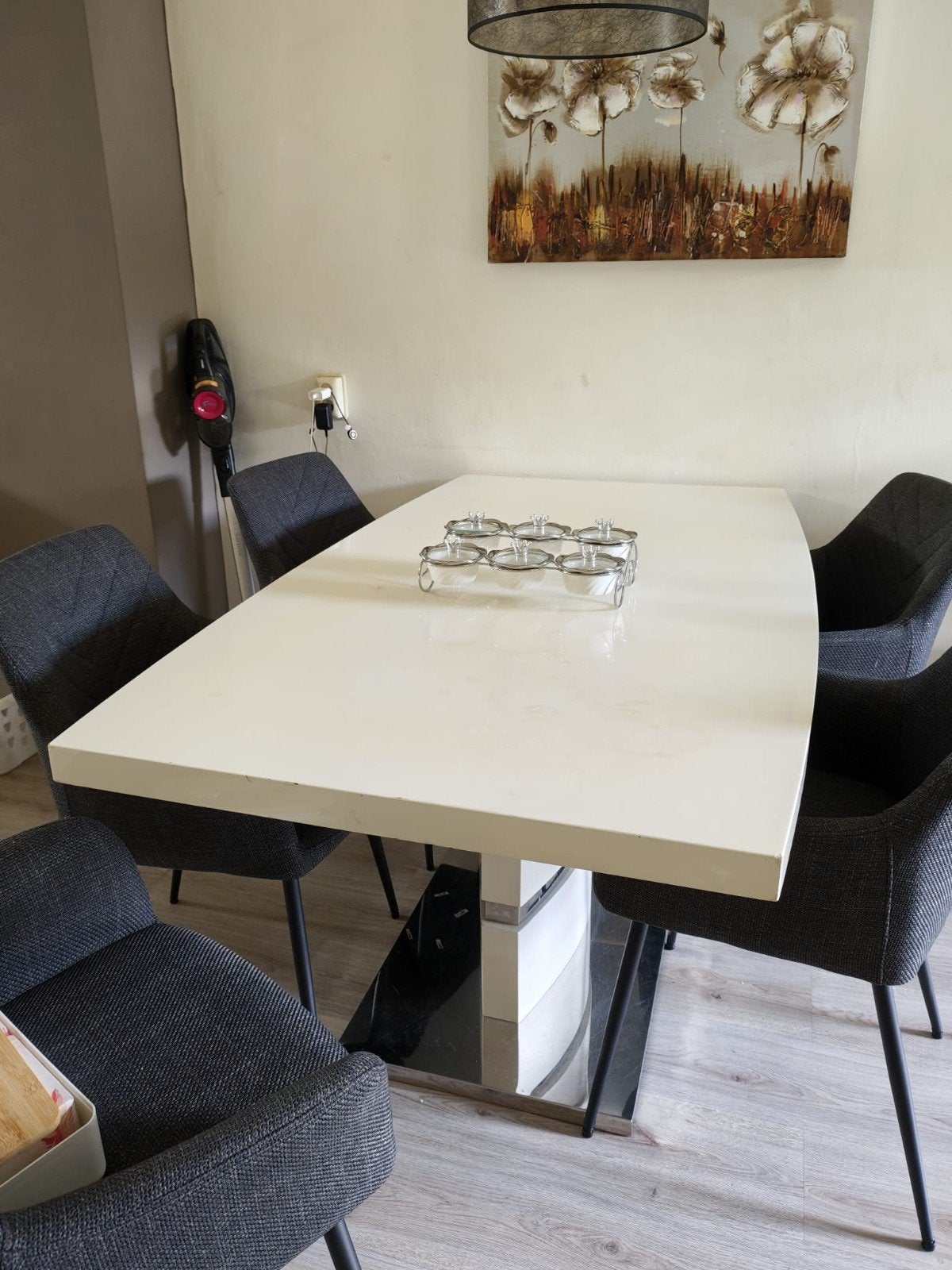 Eet tafel en woonkamer tafel., Ophalen, Gebruikt, Rechthoekig, 50 tot 100 cm
