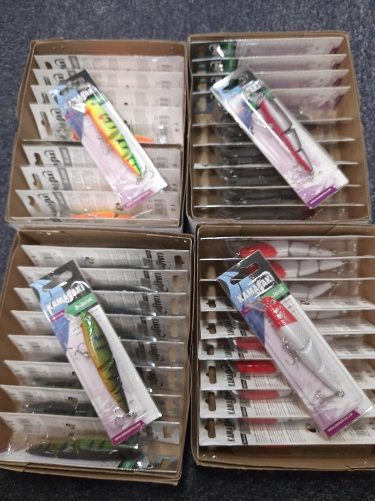 Partij van 40 stuks 3-delige pluggen 10cm