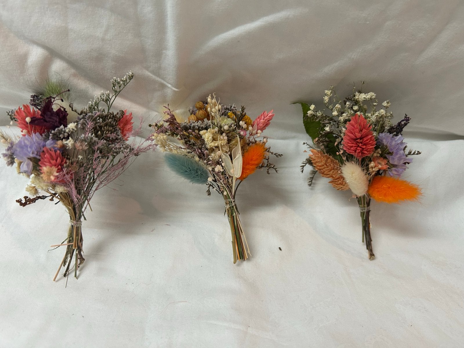 Stukjes corsages met droogbloemen, Meerkleurig, Boho, Nieuw, Ophalen of Verzenden