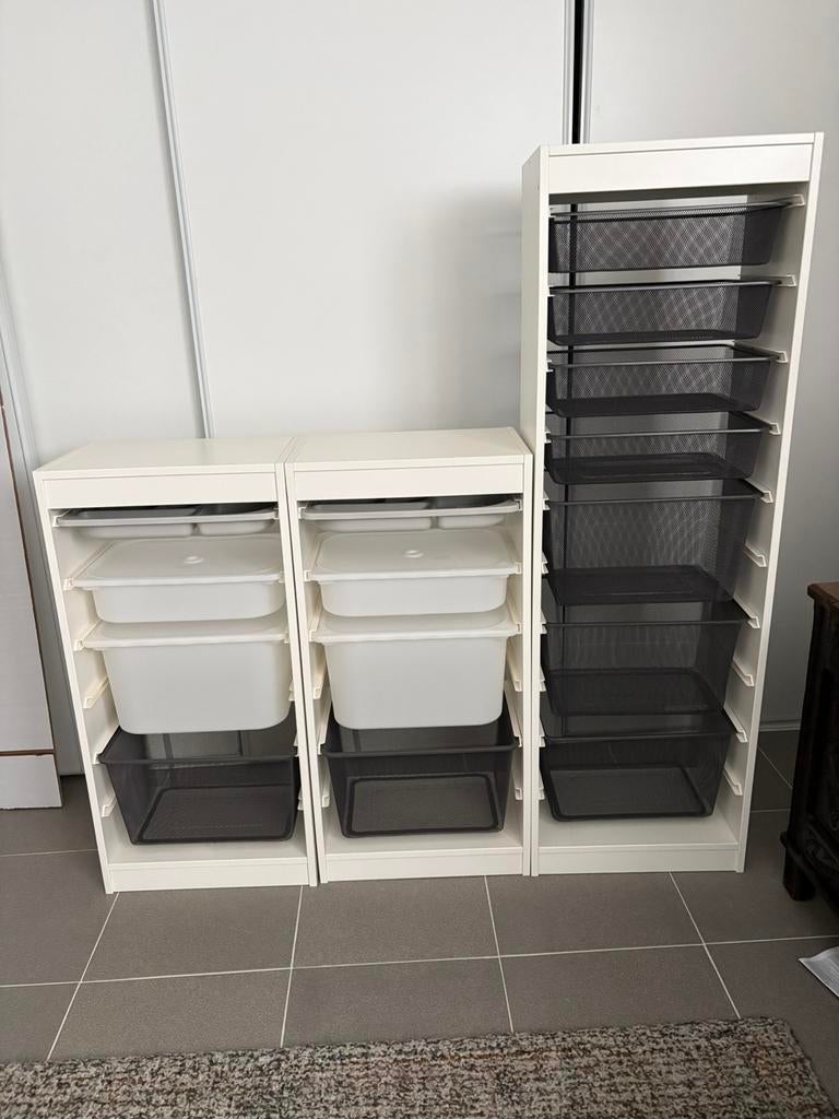 IKEA Trofast  3 delig opbergcombinatie inclusief mandjes, Ophalen, Zo goed als nieuw