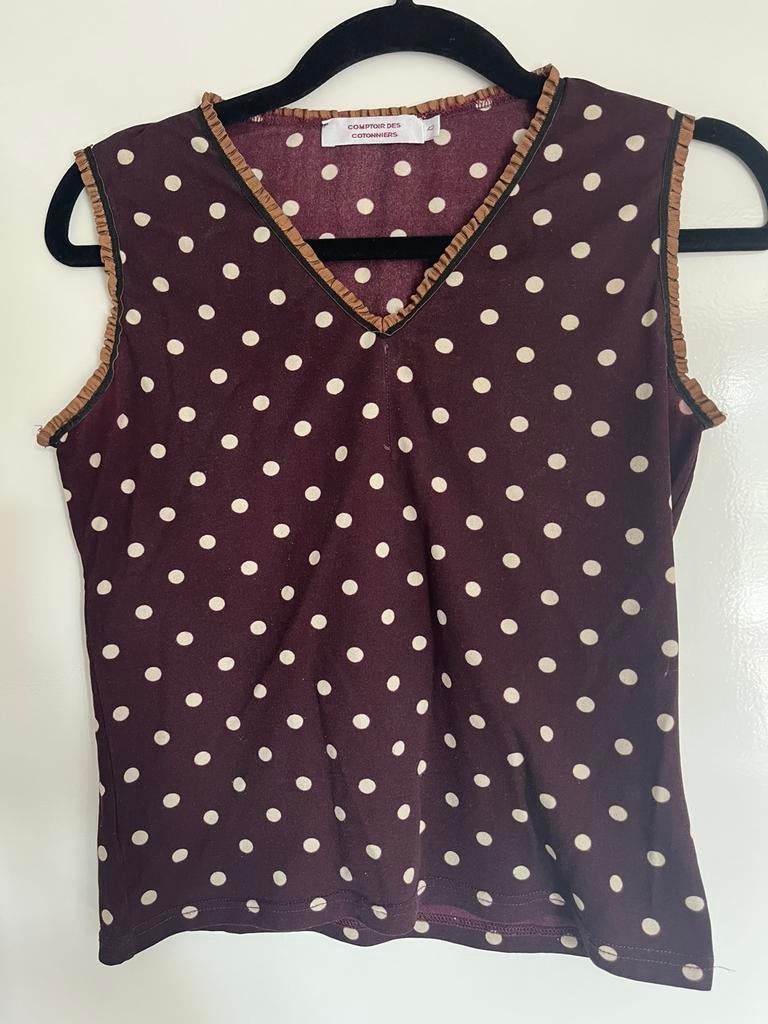 Comptoir des Cotonnier top, Kleding | Dames, Maat 42/44 (L), Ophalen of Verzenden, Zo goed als nieuw, Zonder mouw