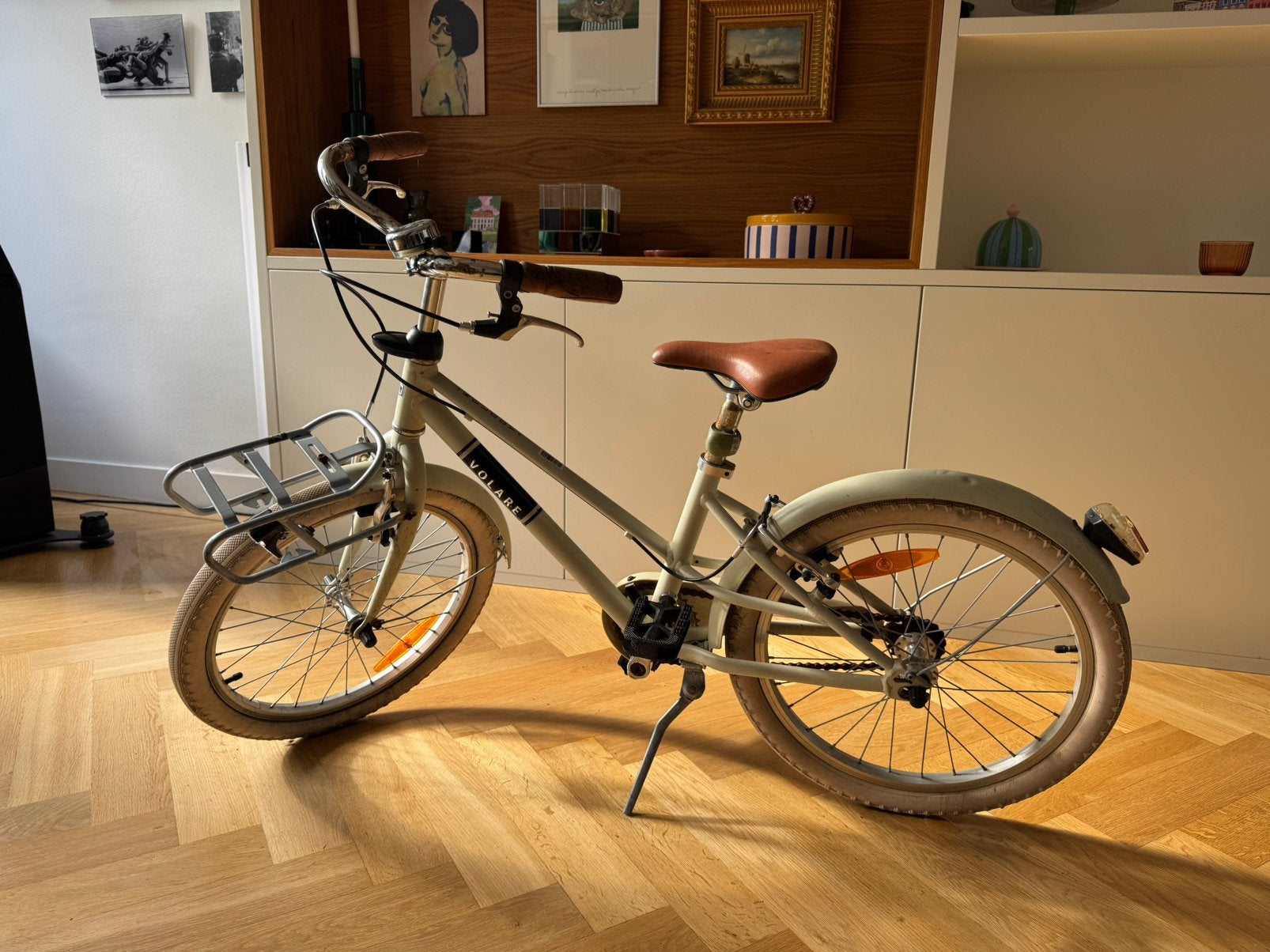 Volare Melody kinderfiets 20 inch – crème – nette staat, Ophalen, Gebruikt, Velgrem, Handrem