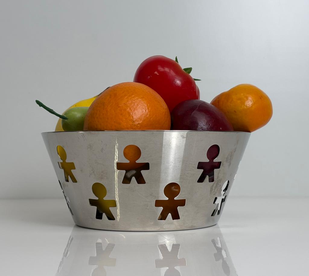 Alessi Girotondo design fruitschaal broodschaal decoratie, Ophalen of Verzenden