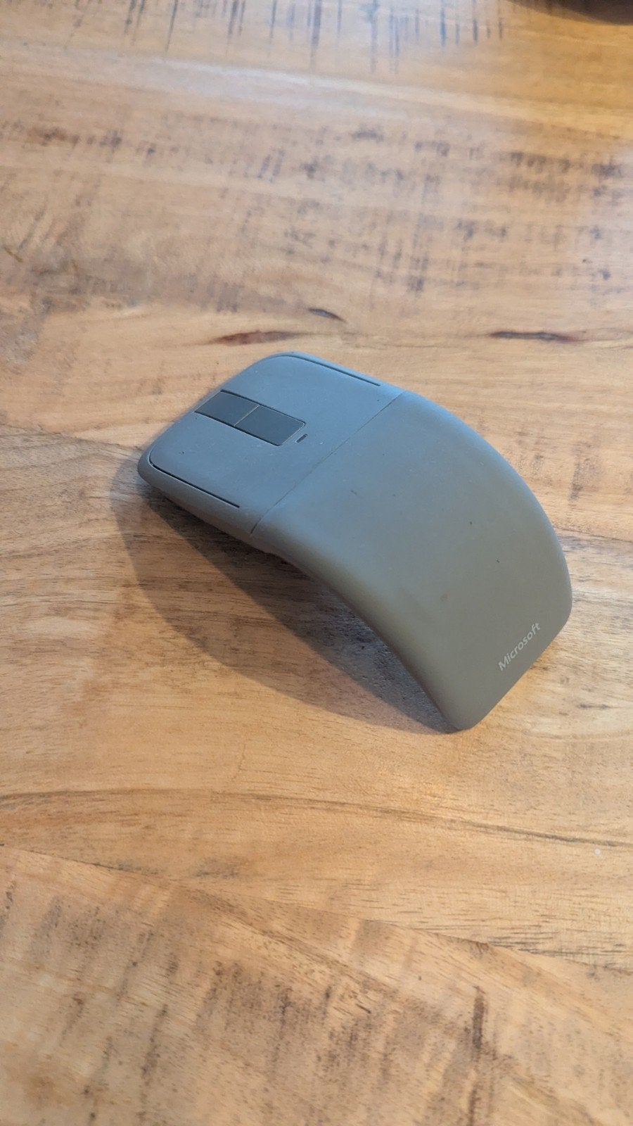 Microsoft Arc Mouse - Draadloze, opvouwbare muis, Muis, Gebruikt, Ergonomisch, Ophalen of Verzenden