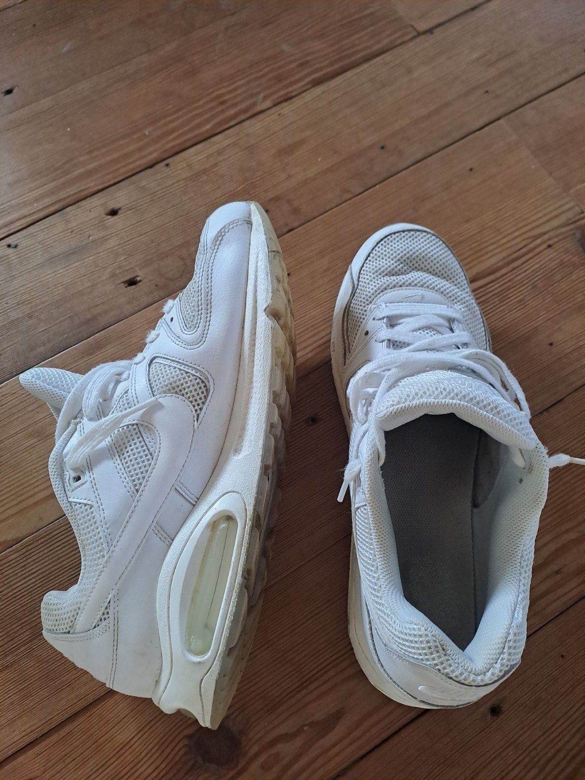 Witte Nike Air Max sneakers - Maat 44, Wit, Nike, Ophalen of Verzenden, Sneakers of Gympen
