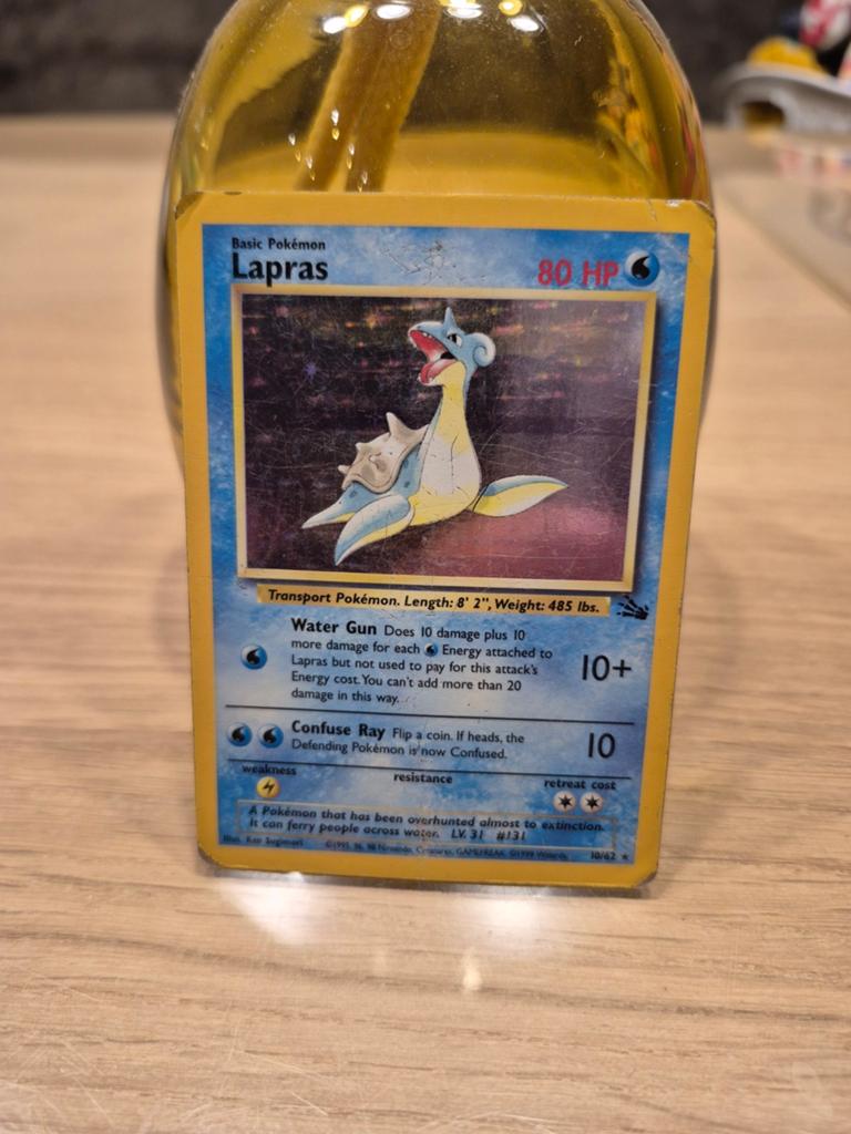 Lapras 10/62 Holo Fossil, Ophalen of Verzenden