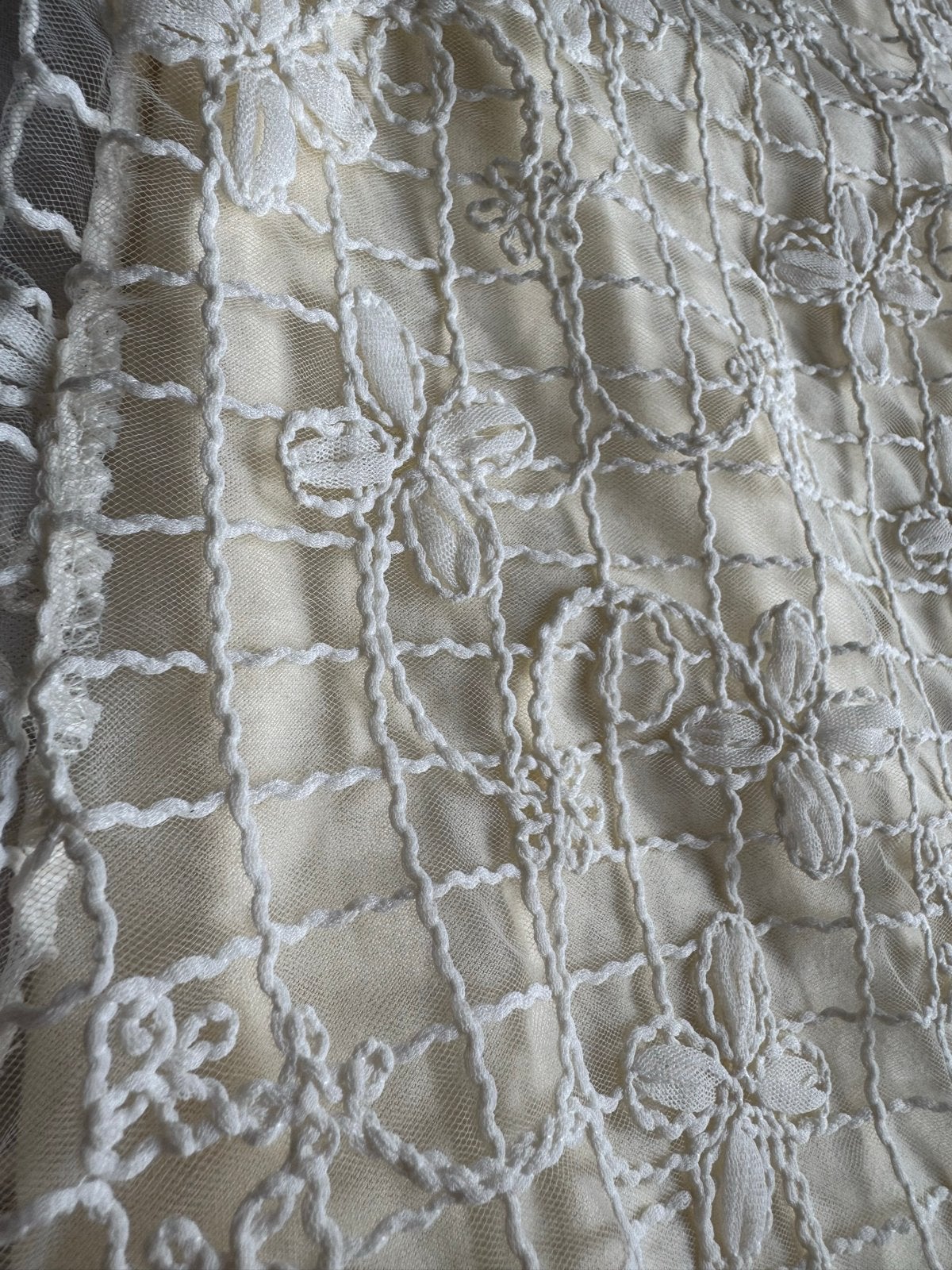 ZARA Meisjes Jurk Crème Kant Bloemen Nieuw, Ophalen of Verzenden, Nieuw, Meisje, Jurk of Rok