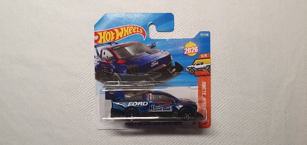 Hot Wheels Ford F-150 Lightning Supertruck, Ophalen of Verzenden, Nieuw, Auto